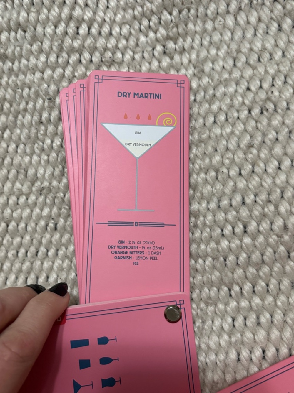 Cocktail Swatches Flip Deck - 40 Classic Recipes. Brand new - taken out for pics - Picture 4 of 6